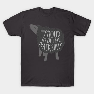 Proud to be black sheep T-Shirt